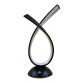 Elegantna stona lampa atraktivnog i modernog dizajna u crnoj boji.