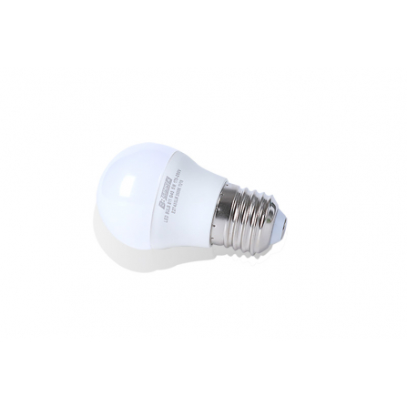 LED sijalica sa manjim abažurom, snage 7W i prirodno belom bojom svetla. Grlo E27.