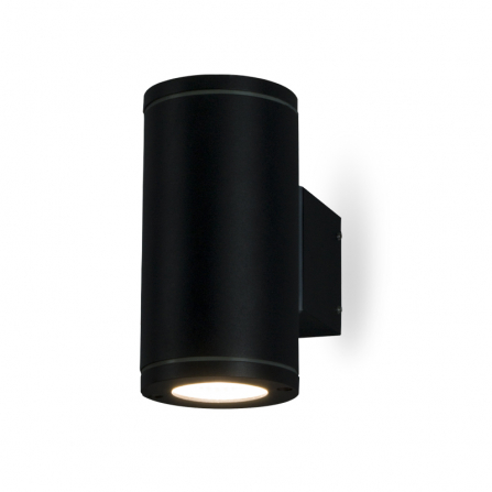 Zidna lampa za spoljnu upotrebu u crnoj boji.