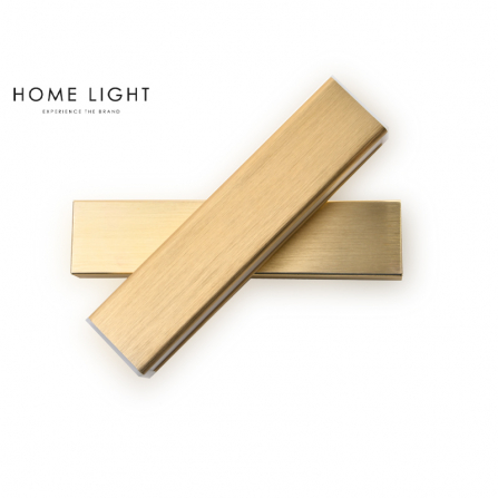Moderna LED zidna lamba, boja brušenog zlata.