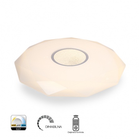 LED plafonjera u beloj boji, snage 48W.