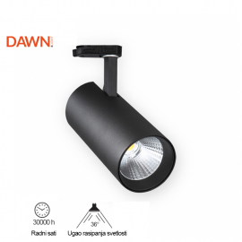 LED REFLEKTOR ŠINSKI JM 4069 20W 4000K 36° CRNI TROSTEPENI