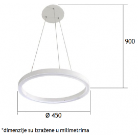 LUNA 43 LUSTER POO91045A 20W 3200K

