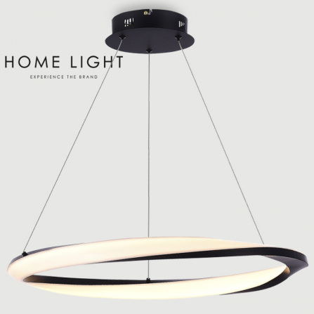 Moderna LED visilica, crne boje, snage 55w, toplo bela boja svetla