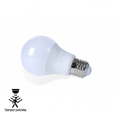 LED sijalica sa senzorom, jačine 10W sa prirodno belom bojom svetla.
