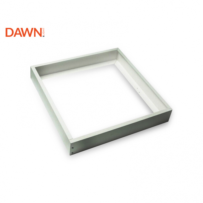 Metalni nadgradni ram bele boje za DAWN backlight LED panele dimenzija 60x60cm.