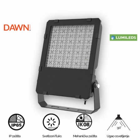 LED reflektor snage 200W sa prirodno belom bojom svetla.
