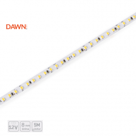 DAWN LED TRAKA 12V 12W/M 6500K IP20 (HL 2835-120-W, 5m, 8mm)