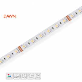 DAWN LED TRAKA 24V 19.2W/M RGB+3000K IP20 (HL 5050-60-RGBWW, 5m, 12mm)