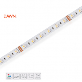 DAWN LED TRAKA 24V 19.2W/M RGB+6500K IP20 (HL 5050-60-RGBW, 5m, 12mm)