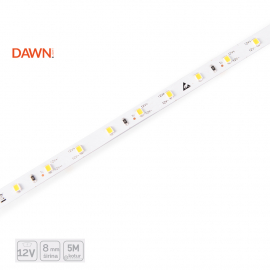 DAWN LED TRAKA 12V 7.2W/M 3000K IP20 (HL 2835-60-WW, 5m, 8mm)