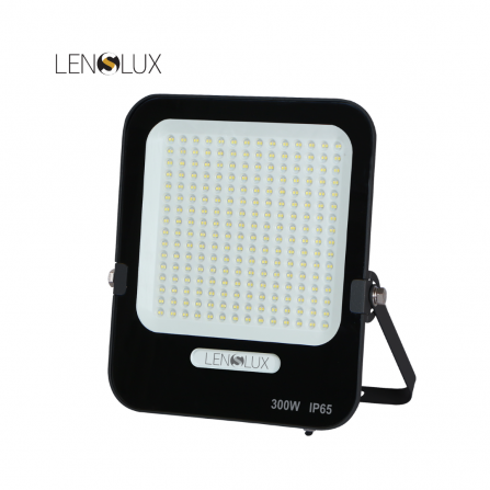 LensLux led reflektor snage 300W, 6500K, 27000 lm, sa IP65 zaštitom.