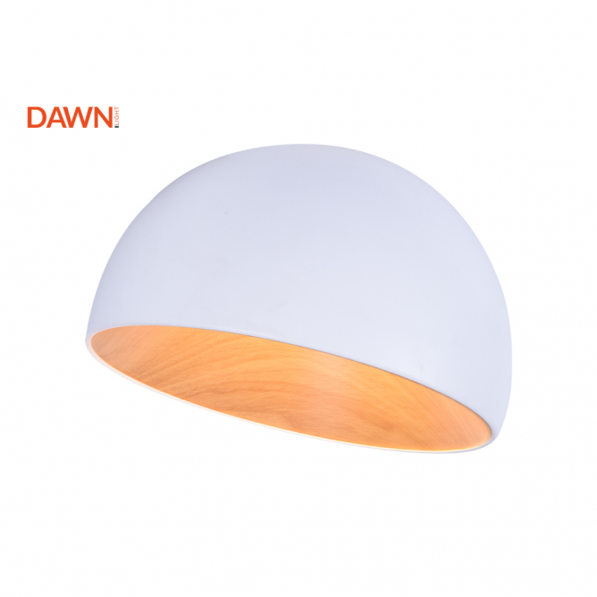 LED plafonska svetiljka polusferičnog oblika, snage 24W sa toplo belom bojom svetla.