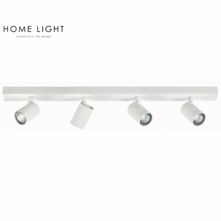 Plafonska spot svetiljka u beloj boji sa 4 reflektora, 4xGU10
