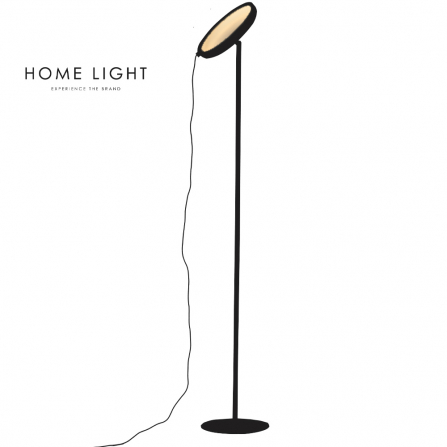 Podna led lampa crne boje, jednostavnog i elegantnog dizajna, snage 24W toplo bela boja svetla.