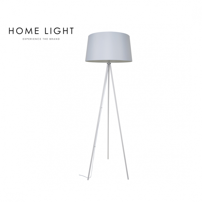 Podna lampa elegantnog dizajna u beloj boji