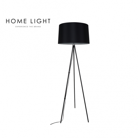 Podna lampa elegantnog dizajna u crnoj boji