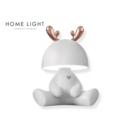 Bluetooth zvučnik i predivna dečija stona lampa u beloj boji