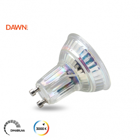 Dimabilna LED sijalica, snaga 6.5W, toplo bela boja svetla.