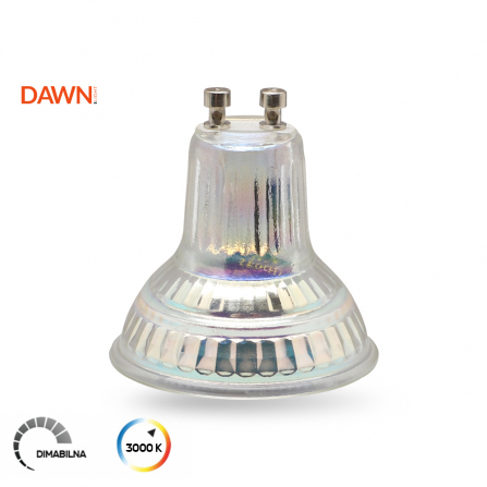 Dimabilna LED sijalica, snaga 6.5W, toplo bela boja svetla.