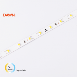 DAWN LED TRAKA 12V 4.8W/m 3000K IP20 (HL 2835-60-WW, 5met, 8mm)