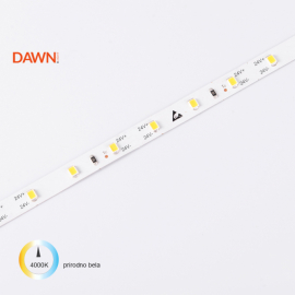 DAWN LED TRAKA 24V 4.8W/m 4000K IP20 (HL 2835-60-NW, 5m, 8mm)