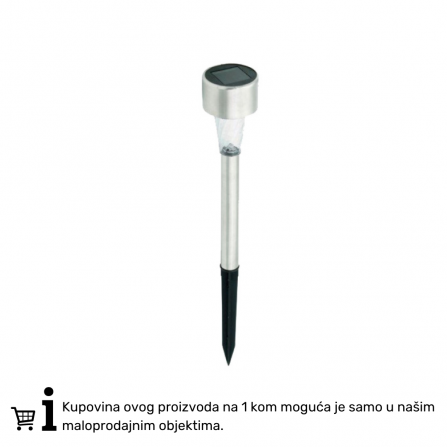 Solarna baštenska lampa - idealno rešenje za osvetljenje eksterijera.