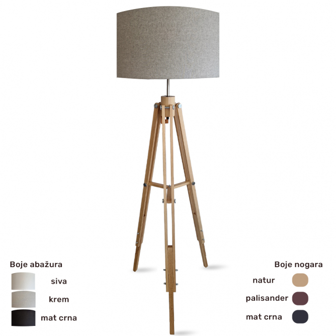 Ručno rađena podna lampa od prirodnih materijala za prijatnu atmosferu. Ručno rađena podna lampa od prirodnih materijala za prijatnu atmosferu.