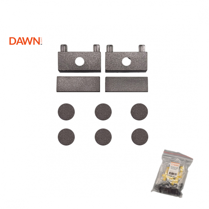 Magnetic slim zatvarač šine za magnetnu šinsku rasvetu, crne boje. Magnetic slim zatvarač šine za magnetnu šinsku rasvetu, crne boje.