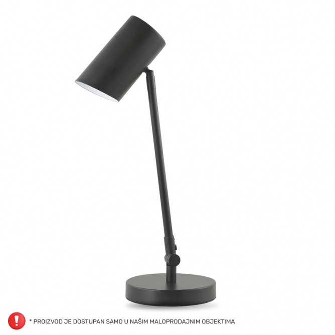 Stona lampa model HN2512-B, crna boja.