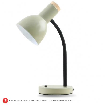 Stona lampa HN2593-452 u kombinaciji osnovne mat zelene boje, sa belim i crnim detaljima