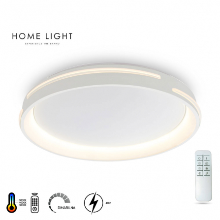 LED plafonjera u beloj boji sa daljinskom kontrolom i promenom boje svetla, snage 48W.