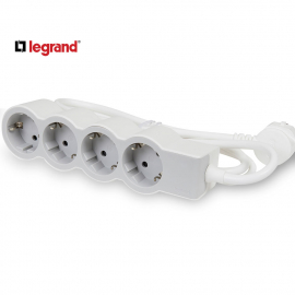 LG 694561 PRODUŽNI BLOK 4X2P+E 3M (BELA/S.SIVA)
