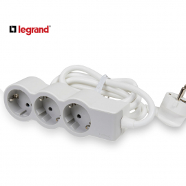 LG 694567 PRODUŽNI BLOK 3X2P+E 5M (BELA/S.SIVA)
