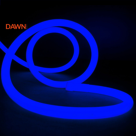 LED neon flex crevo, plave boje u IP65 zaštiti.