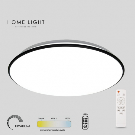 LED plafonjera sa mogućnošću dimovanja, menjanja temperature svetla.