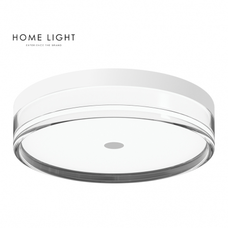 Moderna LED plafonska svetiljka bele boje, snage 24W
