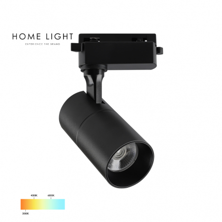 LED šinski reflektor LDG5030T (crni) monofazni sa podešavanjem temperature boje svetlosti (CCT) od 3000K, 4000K, do 6000K