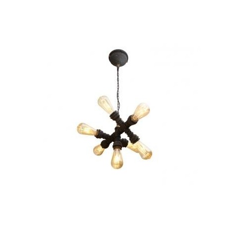 RUSTIK 36 LUSTER P0096-7 7*E27 rust
