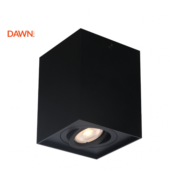 Plafonska spot lampa, u crnoj boji sa GU10 grlom
