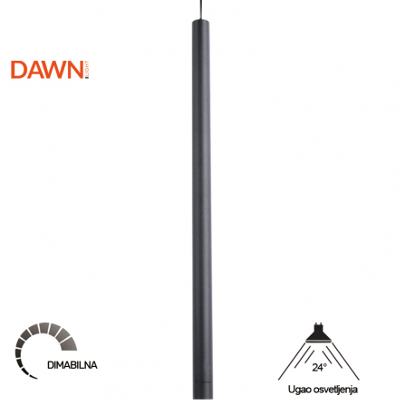 LED magnetna šinska visilica snage 7W