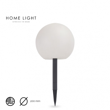 Solarna LED lampa, prečnik 200 mm, boja svetla 4000K