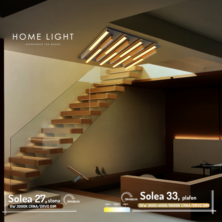 LED plafonjera sa daljinskim upravljačem, snage 36W, mogućnost promene boje svetla.