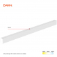 LED modul LT-T-020 1,5m CCT beli se postavlja na vrh svetiljke, okrenut ka plafonu LED modul LT-T-020 1,5m CCT beli se postavlja na vrh svetiljke, okrenut ka plafonu