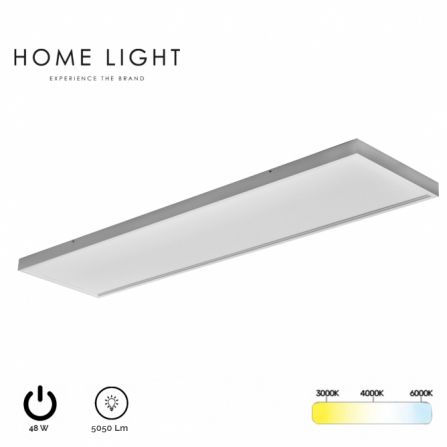 LED panel za nadgradno montiranje na različite površine, snage 48W sa hladno belom bojom svetla