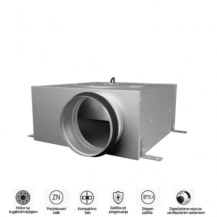 STELS 150 je centrifugalni ventilator dizajniran za obezbeđivanje efikasne razmene vazduha u sistemima za dovod i izduvavanje.