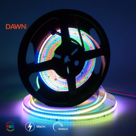 LED TRAKA SPI 24V 14W/m RGB IP20 (SPI-60-RGB, 5met, 10mm)