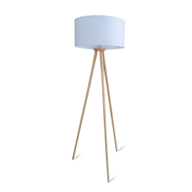 PODNA LAMPA TRONOŽAC 607042 DRVO-BELA
