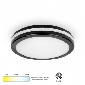 LED PLAFONJERA MONA-200-20W 3000/4000/6500K IP65 CRNA