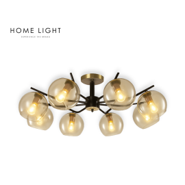 TALIA 32 LUSTER 8*E14 CRNA/BAKAR